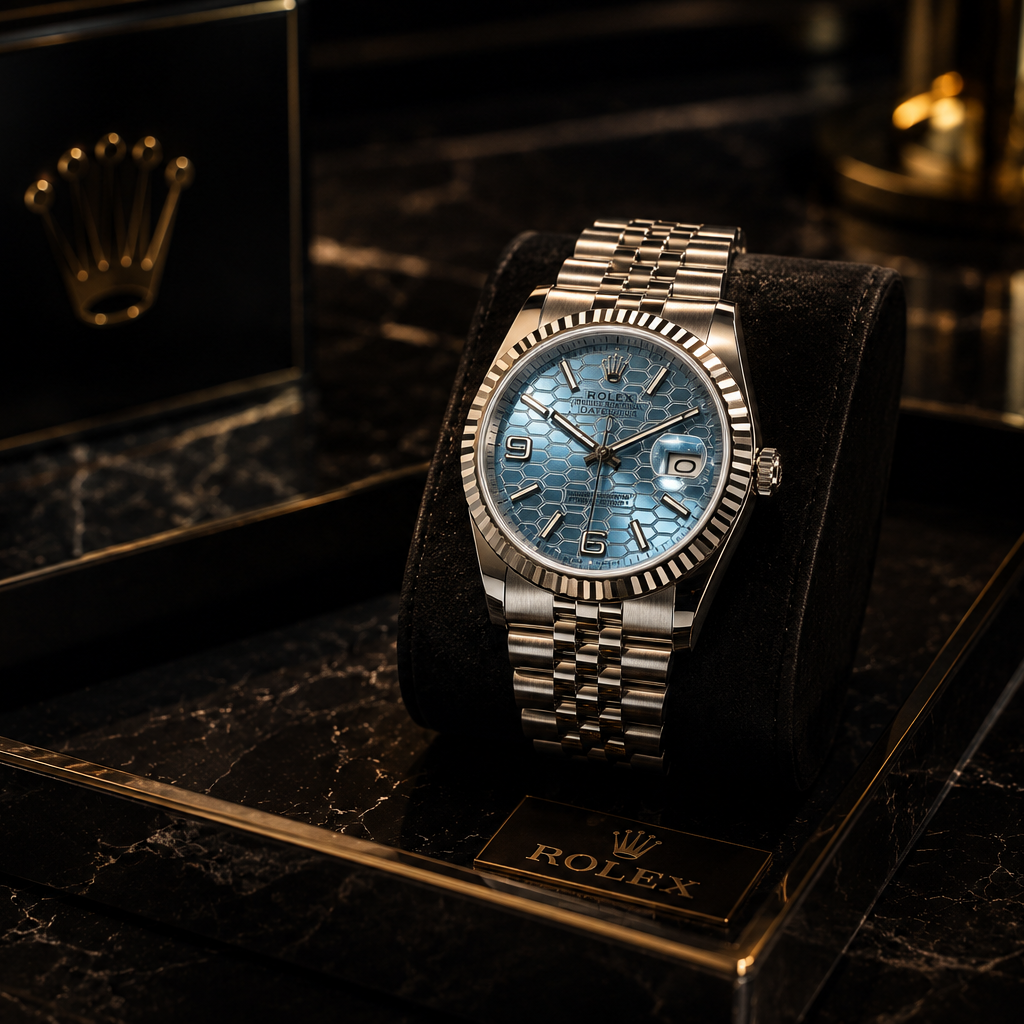 Rolex Land-Dweller  – Ice Blue Dial