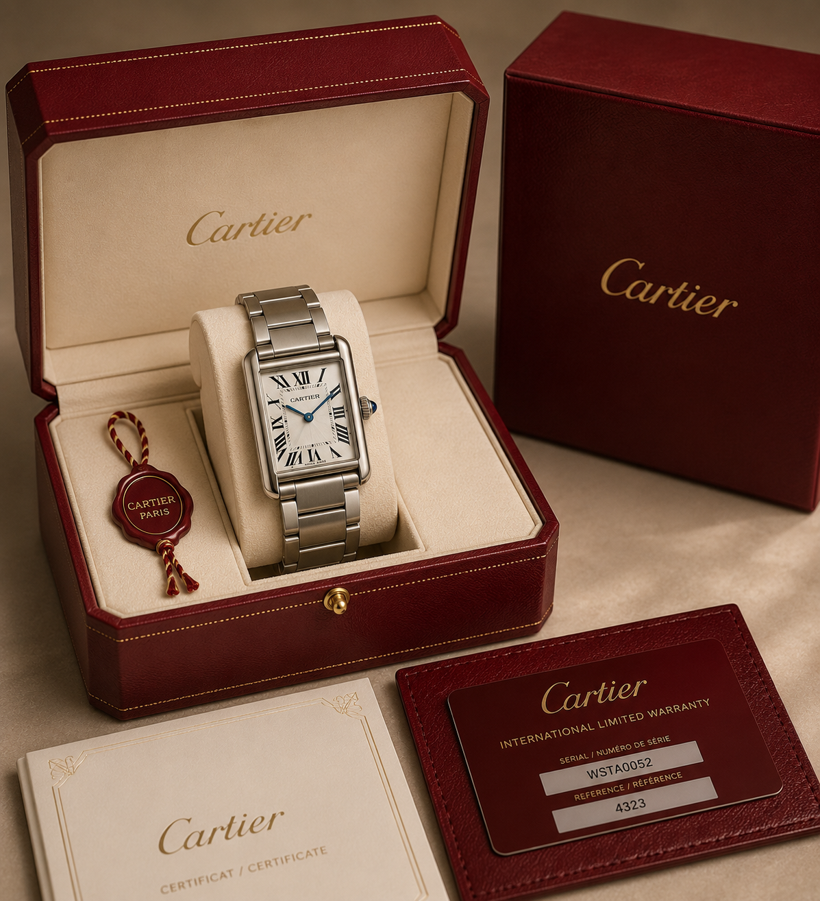 Cartier Tank – Stainless Steel