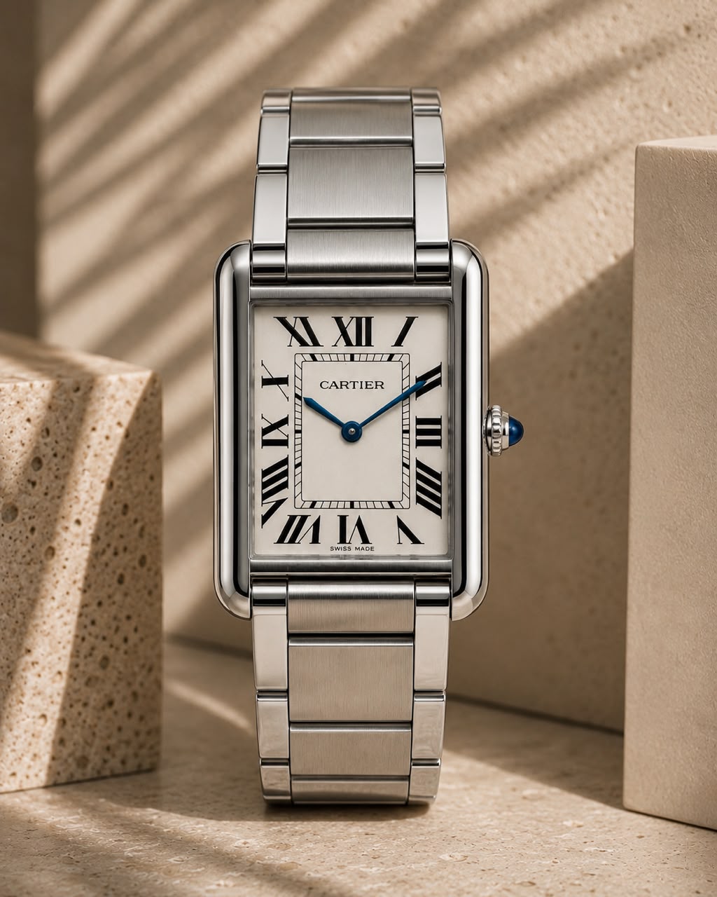 Cartier Tank – Stainless Steel Copy